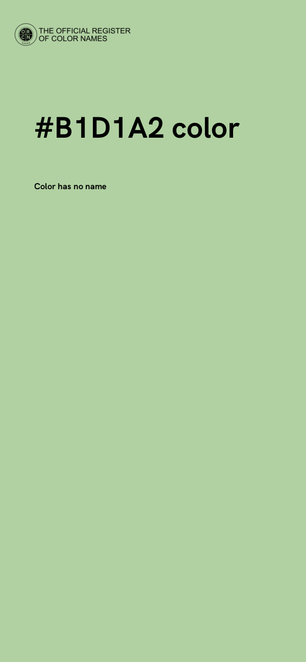 #B1D1A2 color image