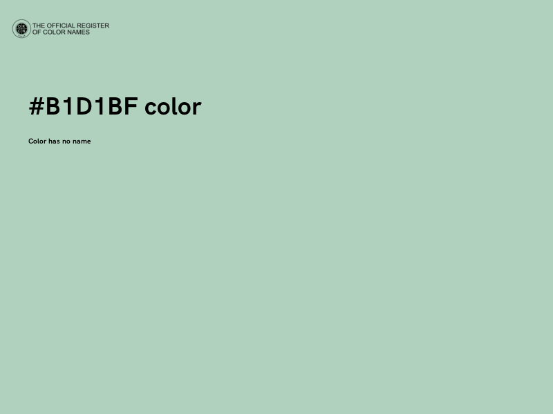 #B1D1BF color image