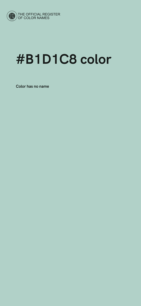 #B1D1C8 color image