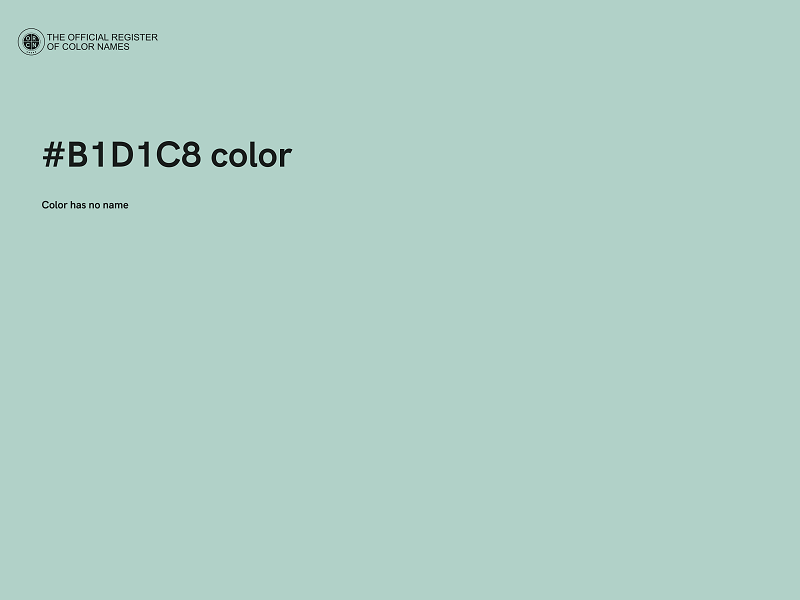 #B1D1C8 color image