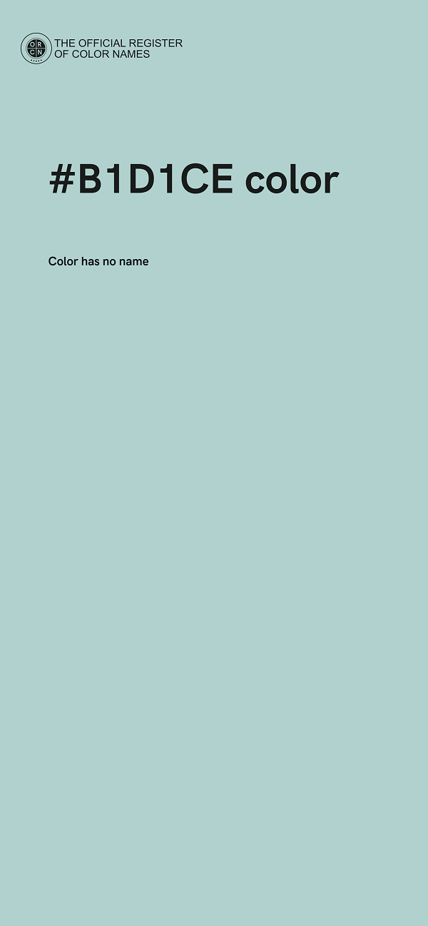 #B1D1CE color image