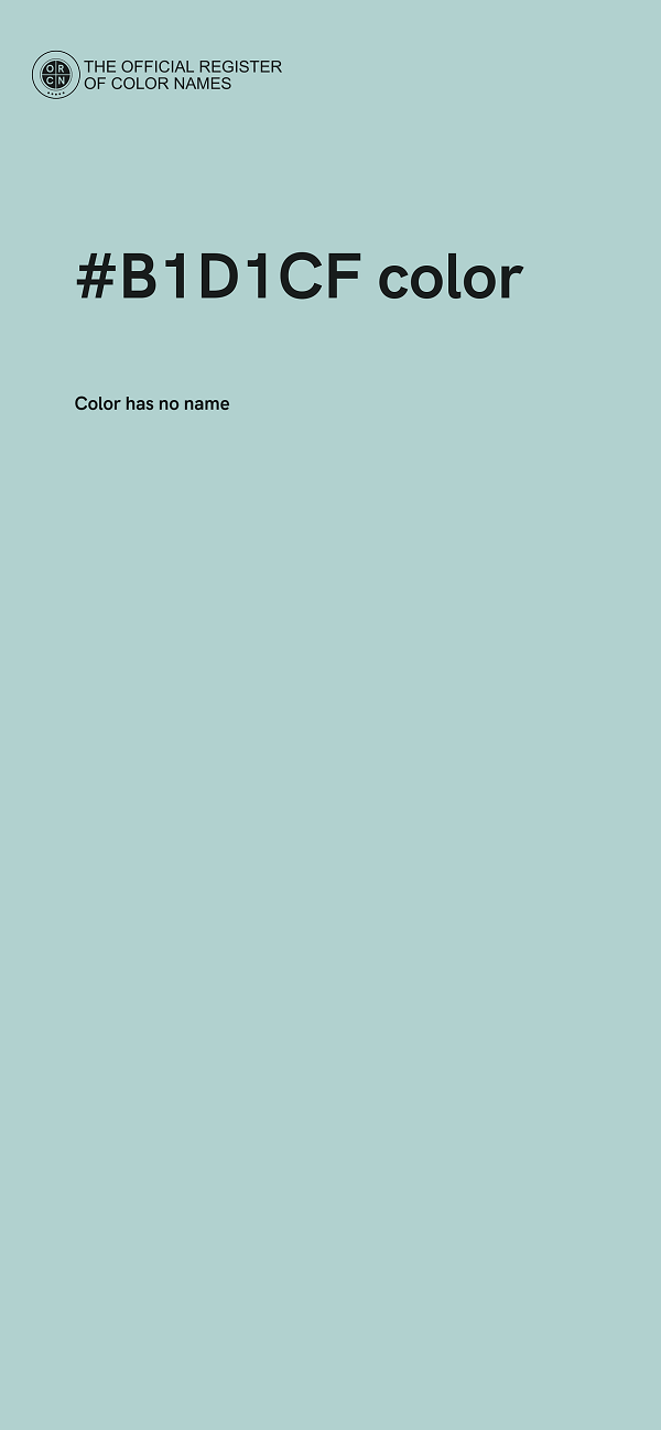 #B1D1CF color image