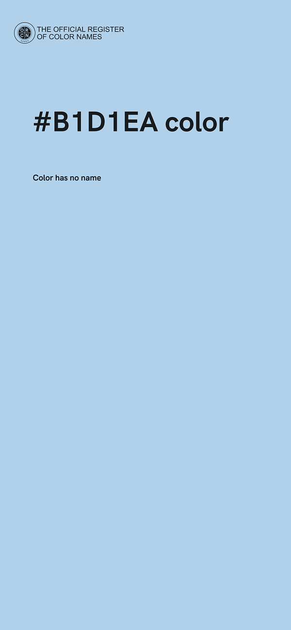 #B1D1EA color image
