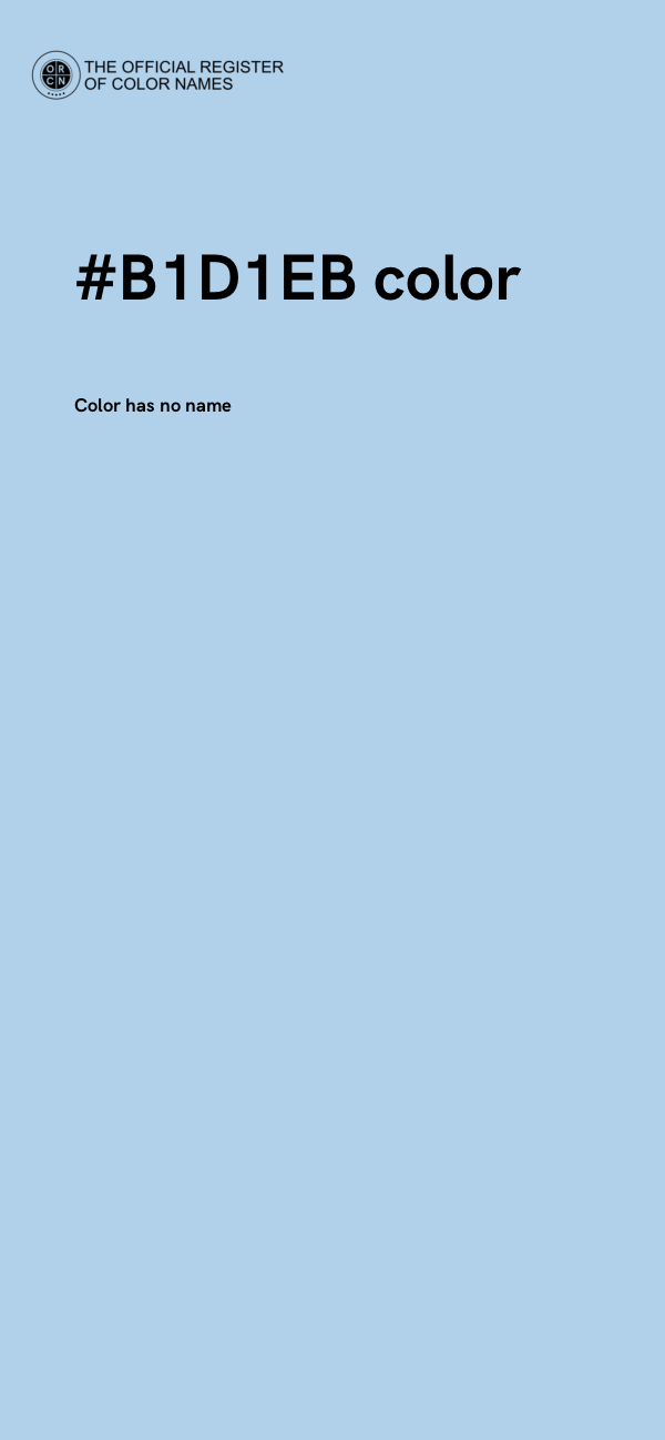 #B1D1EB color image