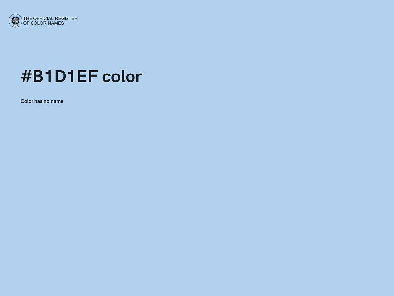 #B1D1EF color image