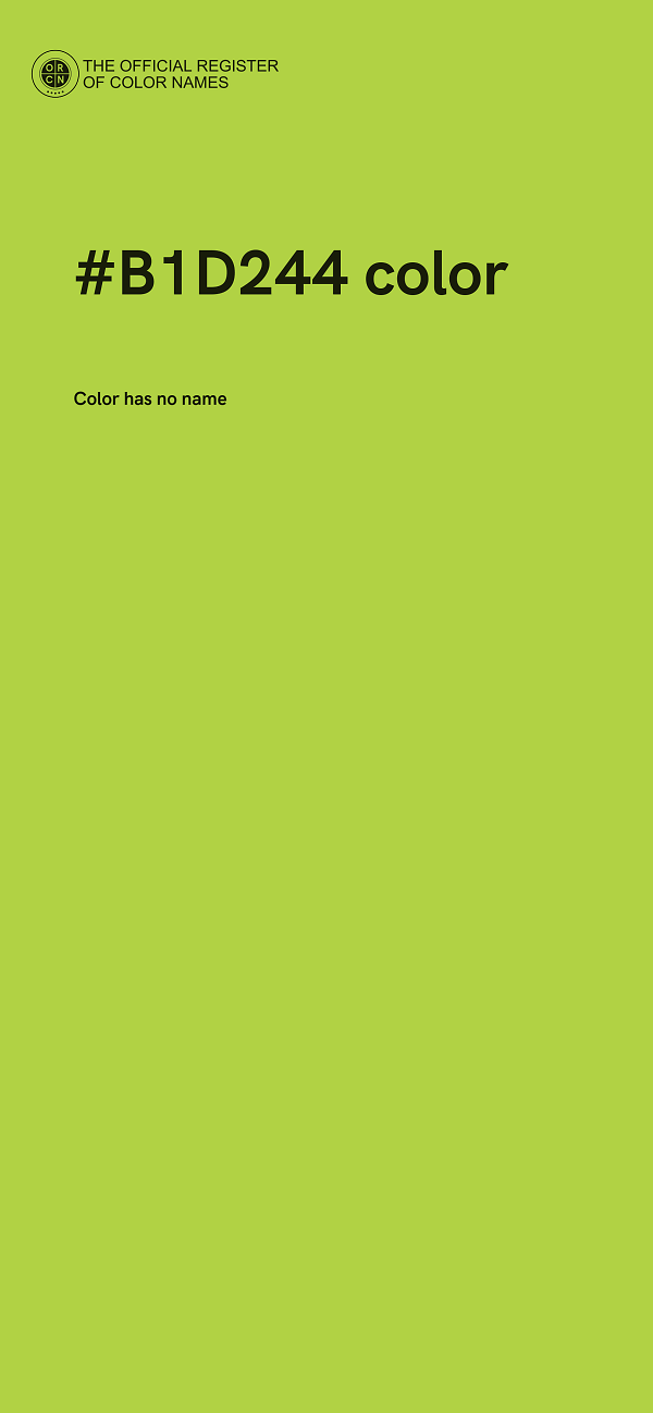 #B1D244 color image