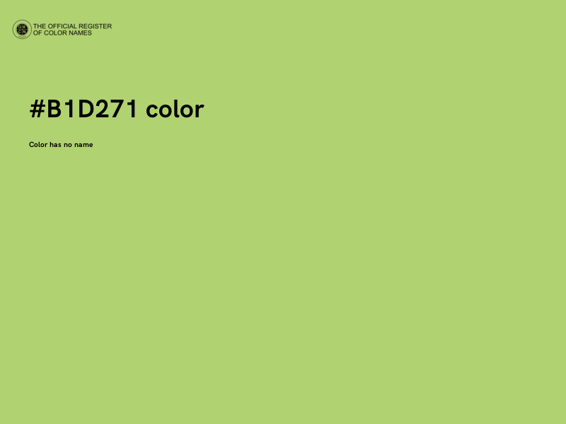 #B1D271 color image