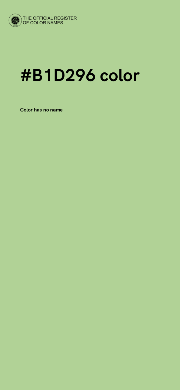 #B1D296 color image