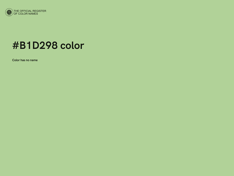 #B1D298 color image