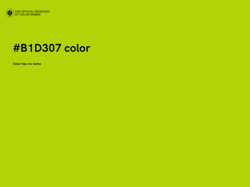 #B1D307 color image