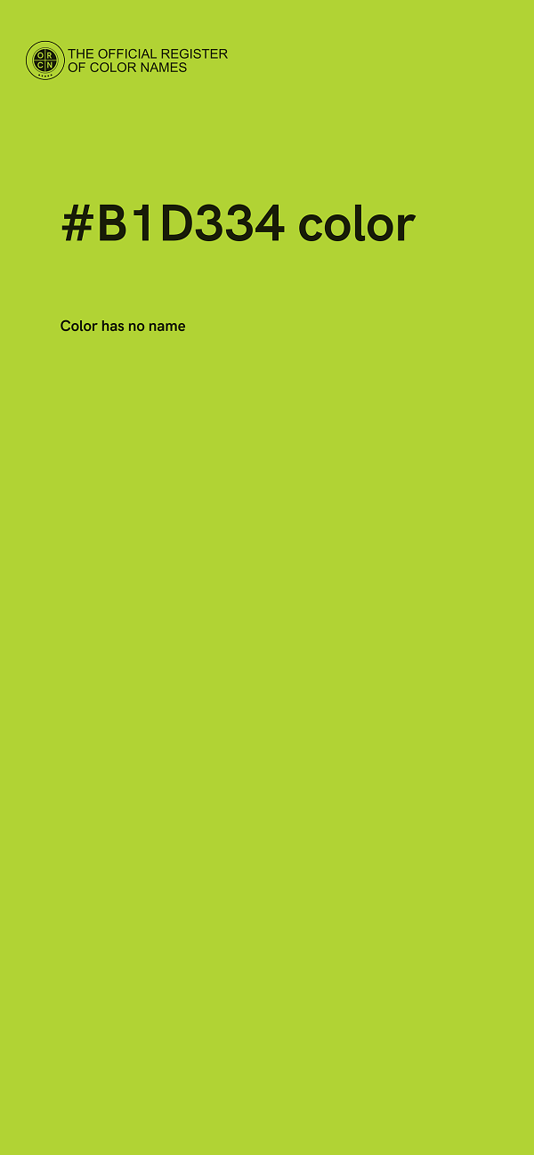 #B1D334 color image