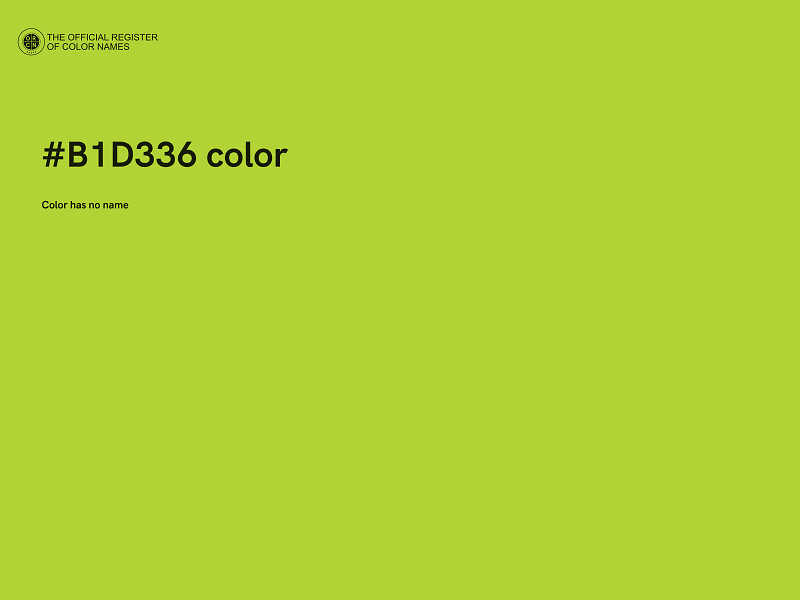 #B1D336 color image