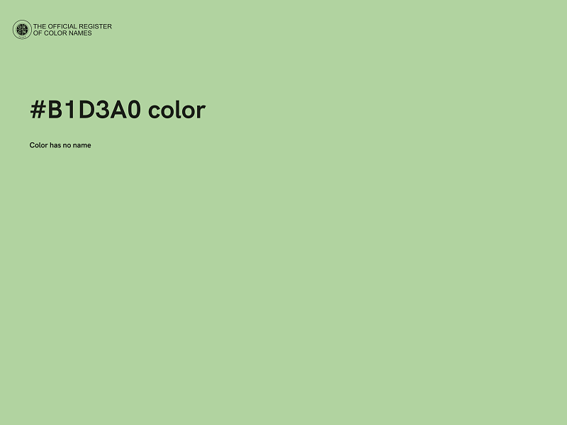 #B1D3A0 color image