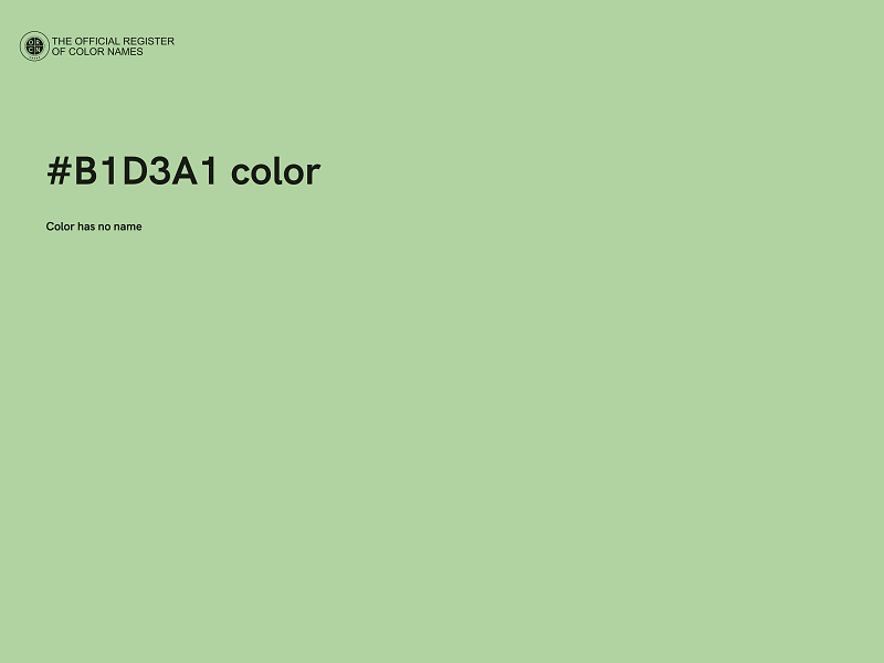#B1D3A1 color image