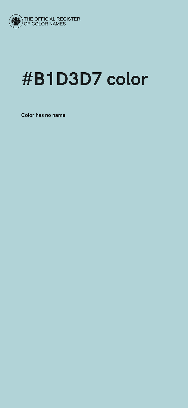 #B1D3D7 color image