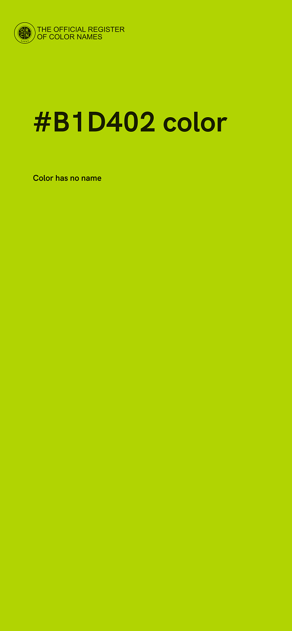 #B1D402 color image