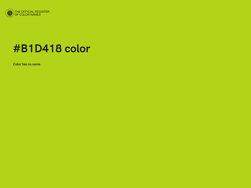 #B1D418 color image