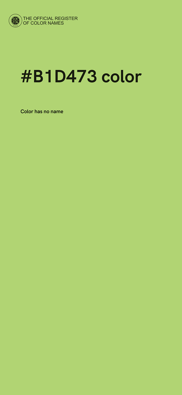 #B1D473 color image