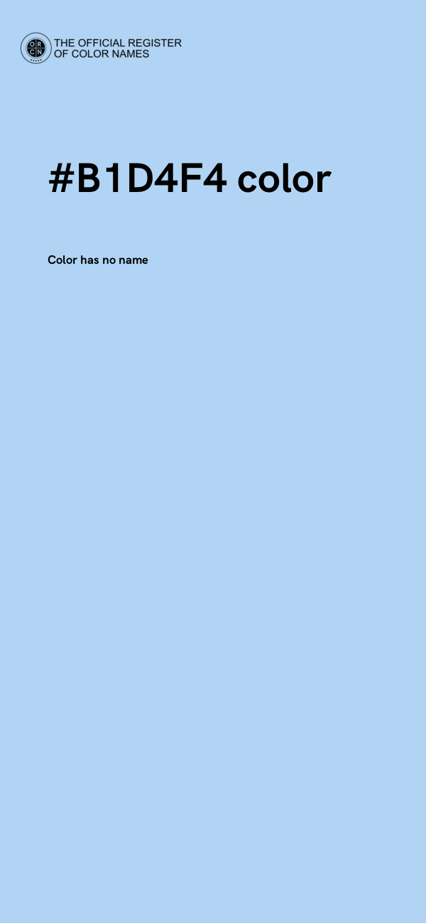 #B1D4F4 color image