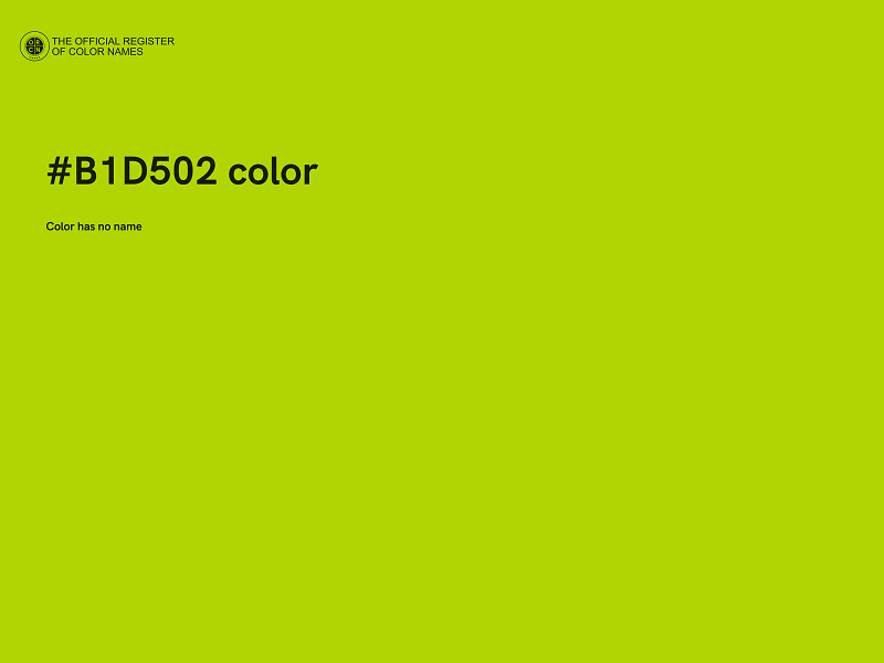 #B1D502 color image