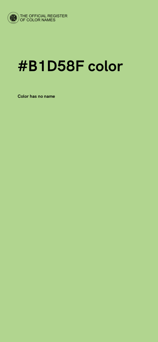 #B1D58F color image
