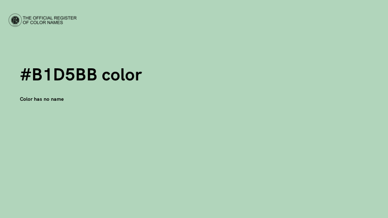 #B1D5BB color image