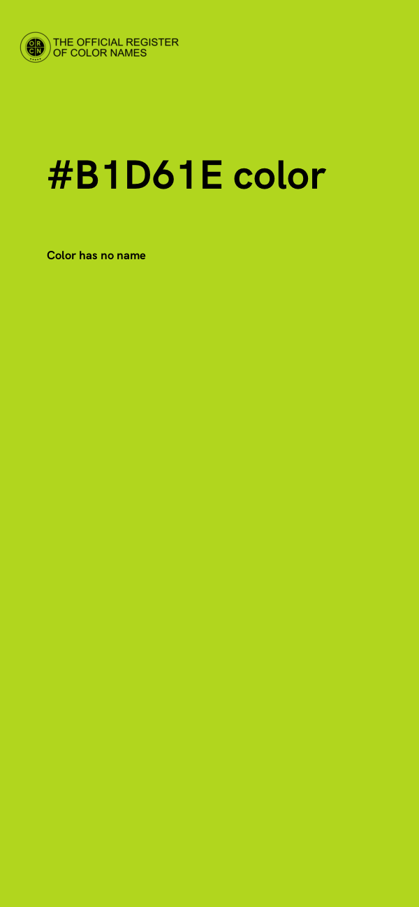 #B1D61E color image