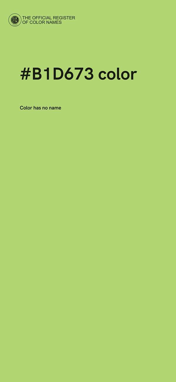 #B1D673 color image