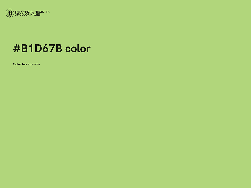 #B1D67B color image