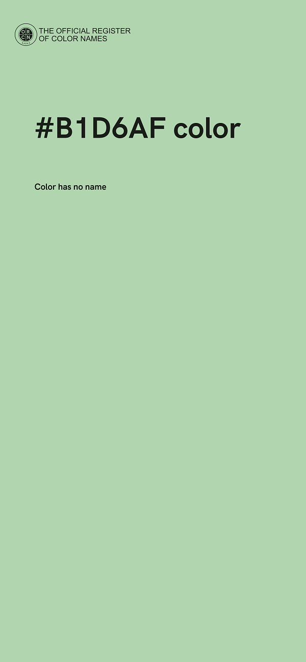 #B1D6AF color image