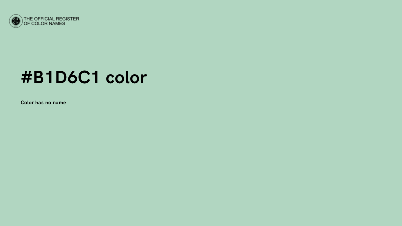 #B1D6C1 color image
