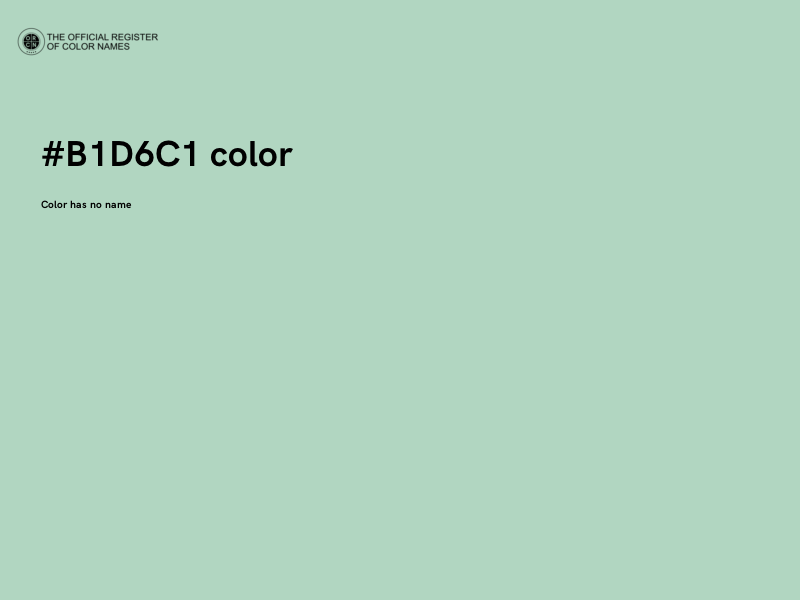 #B1D6C1 color image