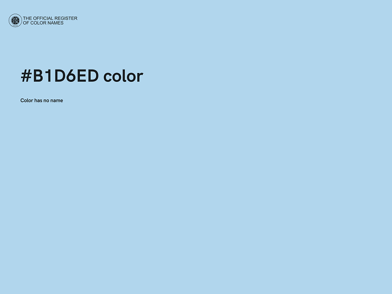 #B1D6ED color image