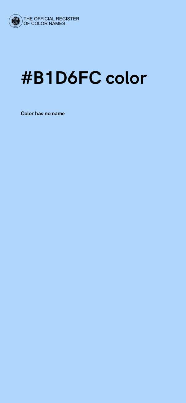 #B1D6FC color image