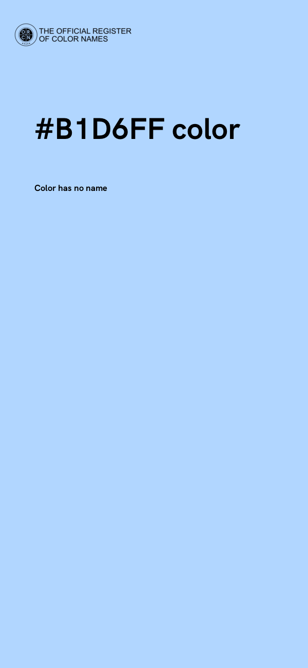 #B1D6FF color image