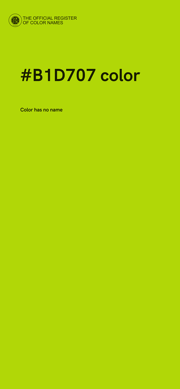 #B1D707 color image