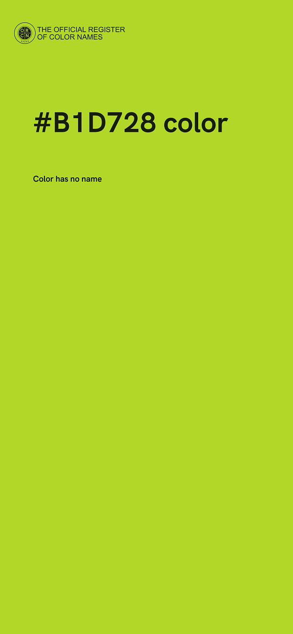 #B1D728 color image