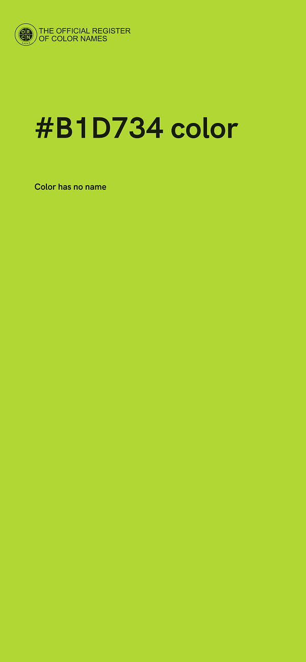 #B1D734 color image