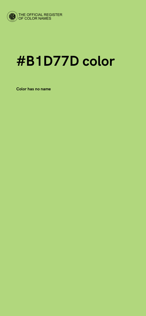 #B1D77D color image