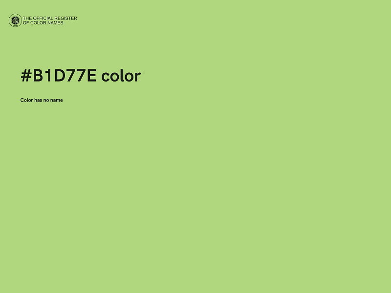 #B1D77E color image