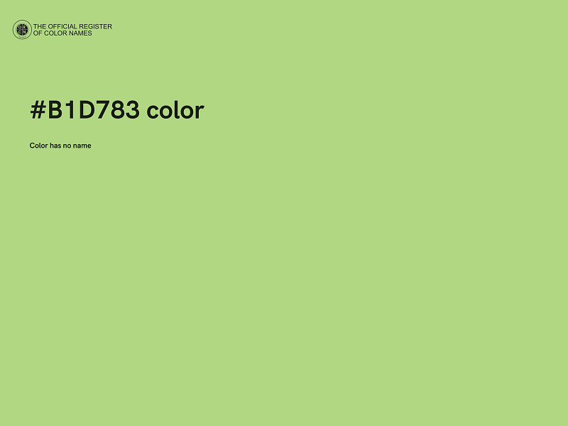 #B1D783 color image