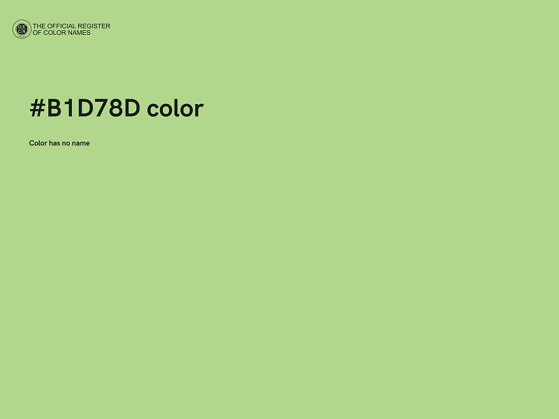 #B1D78D color image