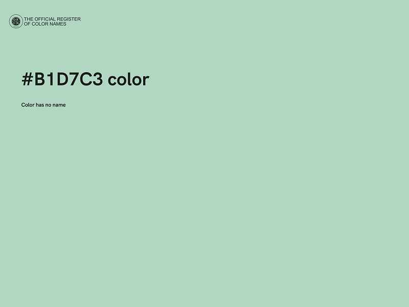 #B1D7C3 color image