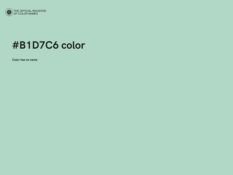 #B1D7C6 color image