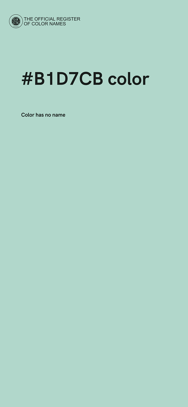 #B1D7CB color image