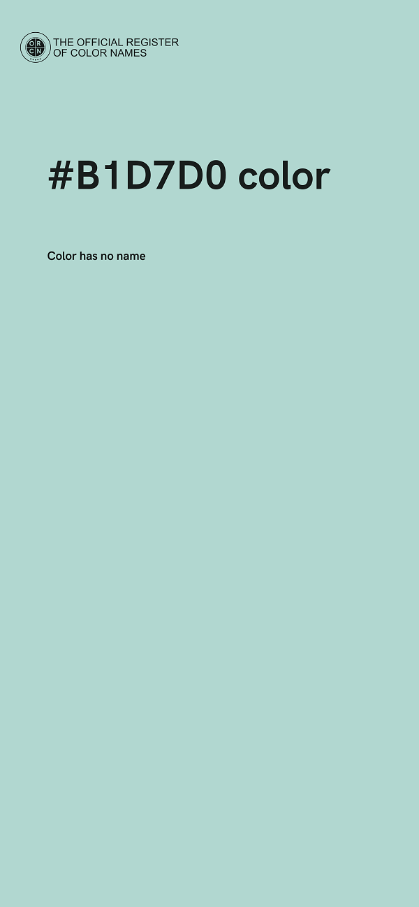 #B1D7D0 color image