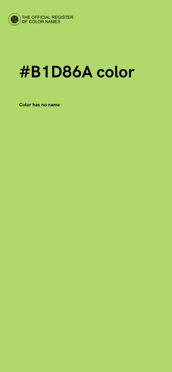 #B1D86A color image