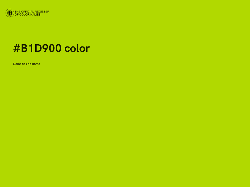 #B1D900 color image