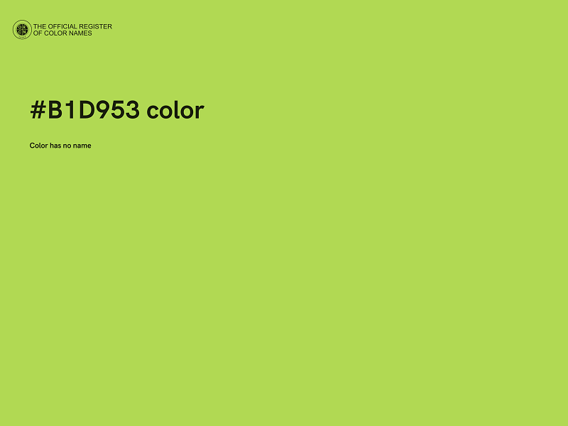 #B1D953 color image