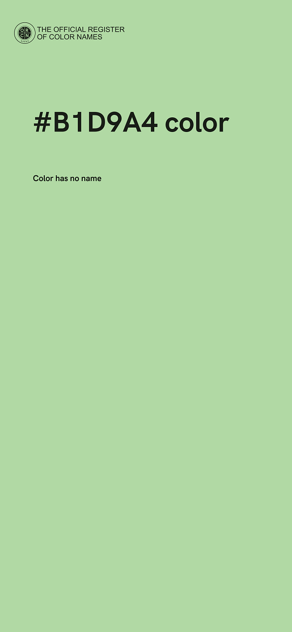 #B1D9A4 color image